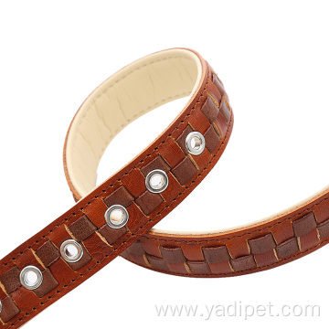 Genuine Leather high quality Dog Collar